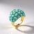 Anello in argento con Turchese Sleeping Beauty (Faszination Türkis)