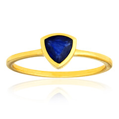 Madagascar Blue Sapphire Silver Ring