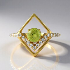 Anello in argento con Sfene