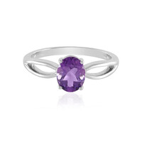 Anello in argento con Ametista del Marocco