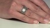 Zilveren ring met een Witte zoetwater kweekparel