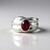 Anello in argento con Rubino del Madagascar (de Melo Essence)