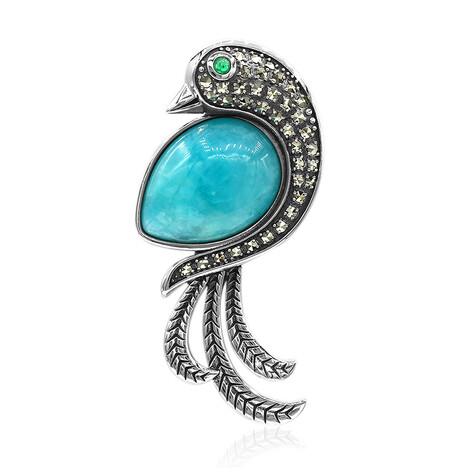 Amazonit-Silberanhänger (Annette classic)