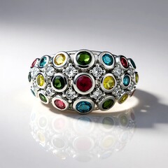 Anello in oro con Tormalina Rosa Brasiliana (KM by Juwelo)