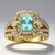 Anello in oro con Tormalina Paraíba (CIRARI)