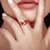 Bague en argent et Cornaline (KM by Juwelo)