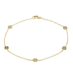 Bracciale in oro con Diamante Fancy SI2