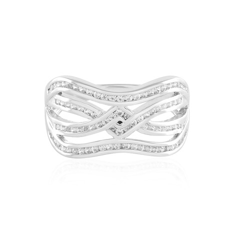 Anillo en plata con Zircón (de Melo Essence)