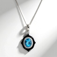 Collana in oro con Onice Nero