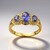 Anello in oro con Tanzanite AAA