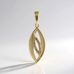 Ciondolo in oro con Diamante Champagne I2 (de Melo Gold)