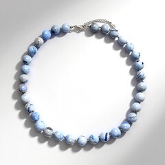 Collana in argento con Agata della Mongolia