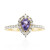 9K Ceylon Purple Sapphire Gold Ring