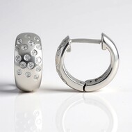 Boucles d'oreilles en argent et Zircon