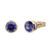 14K AAA Tanzanite Gold Earrings (CIRARI)