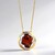 Collana in argento con Ambra Baltica Cognac (dagen)