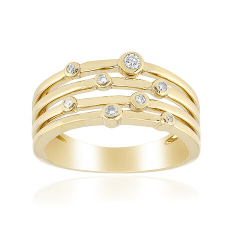 Anello in argento con Diamante SI1 (G) (Annette)