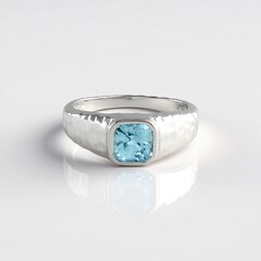 Bague en argent et Zircon de Ratanakiri