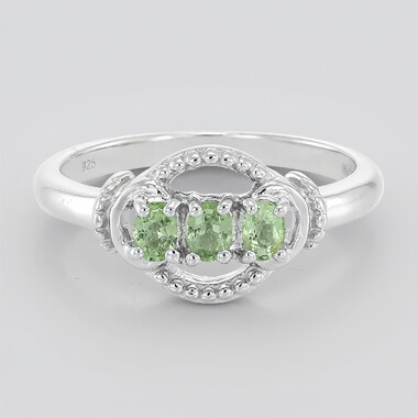 Bague en argent et Tourmaline Paraïba