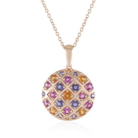 Collier en argent et Grenat Hessonite (KM by Juwelo)