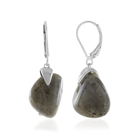 Pendientes en plata con Labradorita