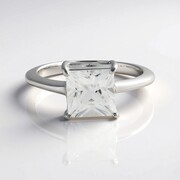 Anello in argento con Zircone