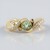 Bague en or et Tourmaline verte (de Melo)