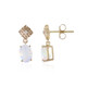 Boucles d'oreilles en or et Opale Welo