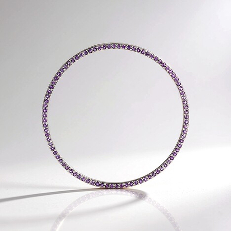 Ciondolo in argento con Ametista (MONOSONO COLLECTION)