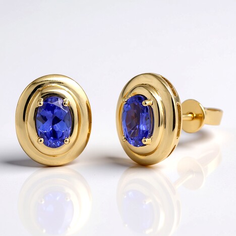 Orecchini in oro con Tanzanite AAA (CIRARI)
