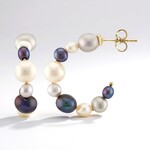 Orecchini in argento con Perla d'Acqua Dolce Bianca