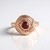 Anello in argento con Zircone Rosa (SAELOCANA)