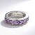Ciondolo in argento con Ametista Rose de France (MONOSONO COLLECTION)