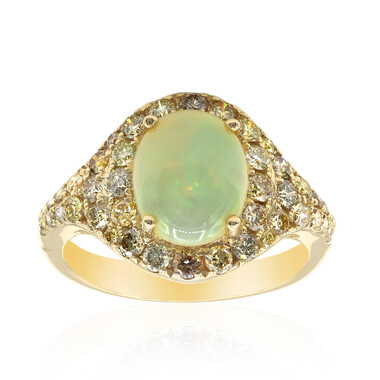 Anello in oro con Opale di Welo AAA (CIRARI)