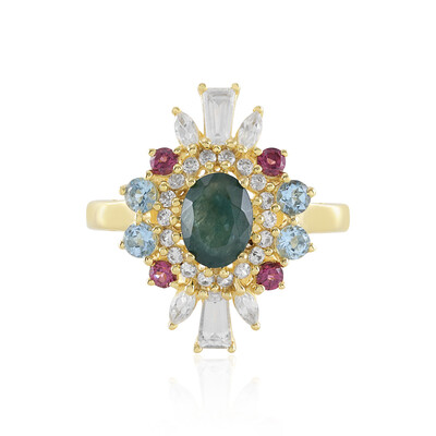 Bague en argent et Grandidierite (Adela Silber)