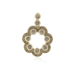 I2 Champagner-Diamant-Goldanhänger (de Melo Gold)