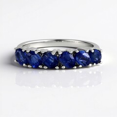 Anello in argento con Cianite del Nepal