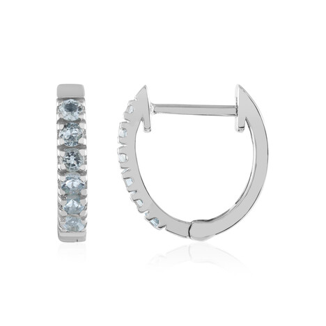 Orecchini in argento con Acquamarina Brasiliana