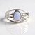Anello in argento con Opale Australiano