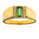Anillo en plata con Turmalina verde Benedito (Adela Silber)