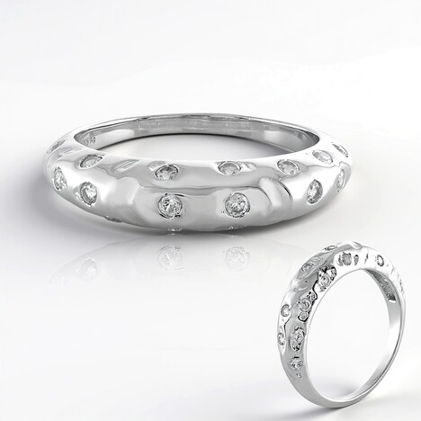 Anello in argento con Zircone (SAELOCANA)