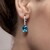 Pendientes en plata con Topacio de Marambaia