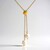Collana in argento con Perla d'Acqua Dolce Bianca