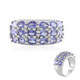Tanzanite Silver Ring