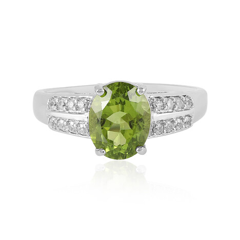 Anello in argento con Peridoto
