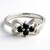 Anello in argento con Spinello Nero
