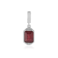 Pendentif en argent et Rubis de Bemainty