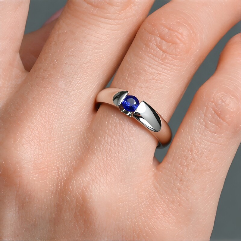 Bague en argent et Tanzanite