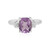 Lavendel-Amethyst-Silberring