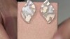 Pendientes en plata con Ágata blanca (Bali Barong)